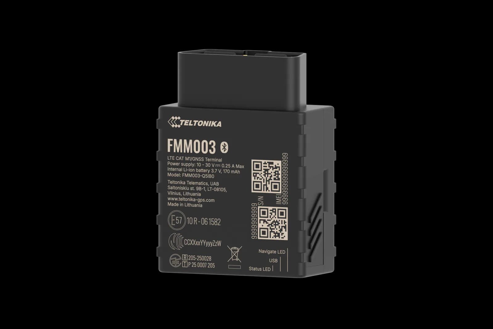 Teltonika FMM003 4G LTE Cat M1 OBD Tracker — GPS & Telematics
