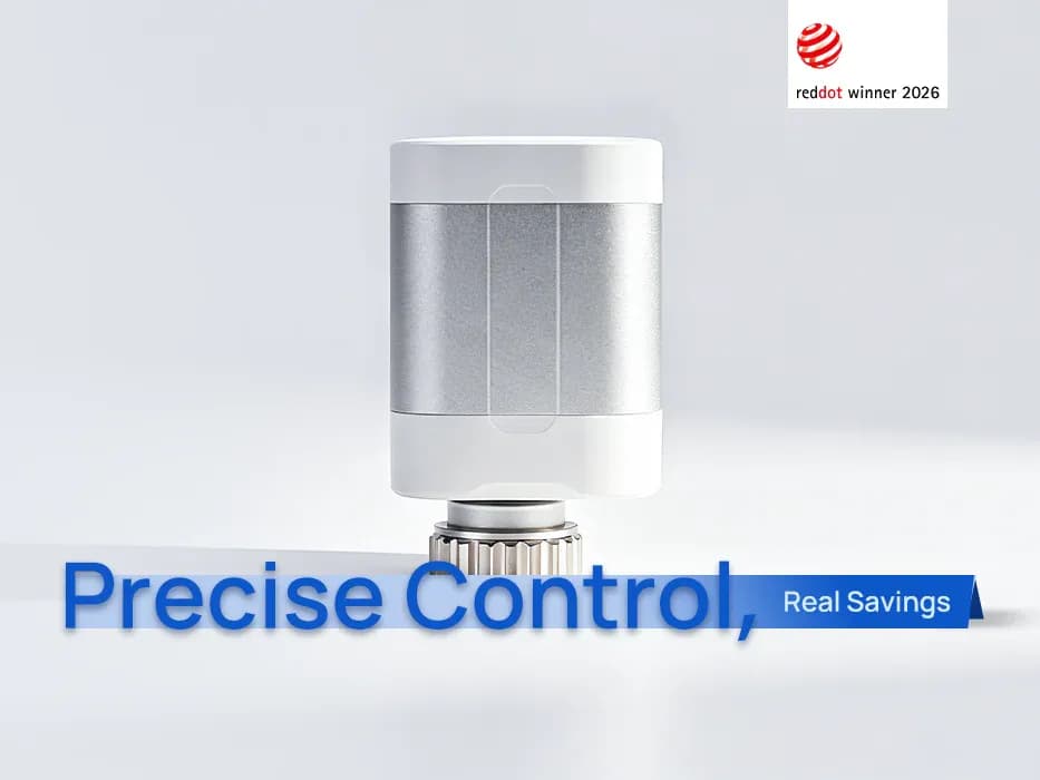 Milesight Milesight Smart Radiator Thermostat | WT101 & WT102 | Energy Harvesting Thermostat | Thermostatic Radiator Valve Remote Sensor