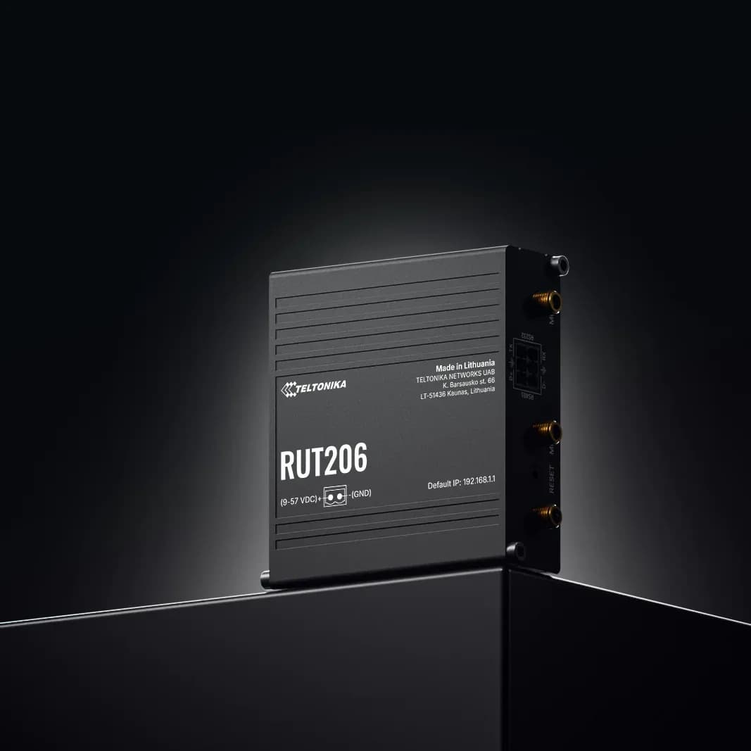 Teltonika RUT206 Endüstriyel 4G Router — ürün görseli 1/6