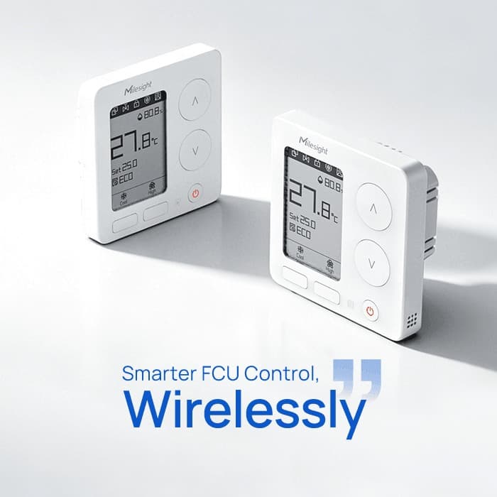 Milesight Wireless Smart Fan Coil Thermostat | LoRaWAN® FCU Thermostat | WT30x — görsel 1
