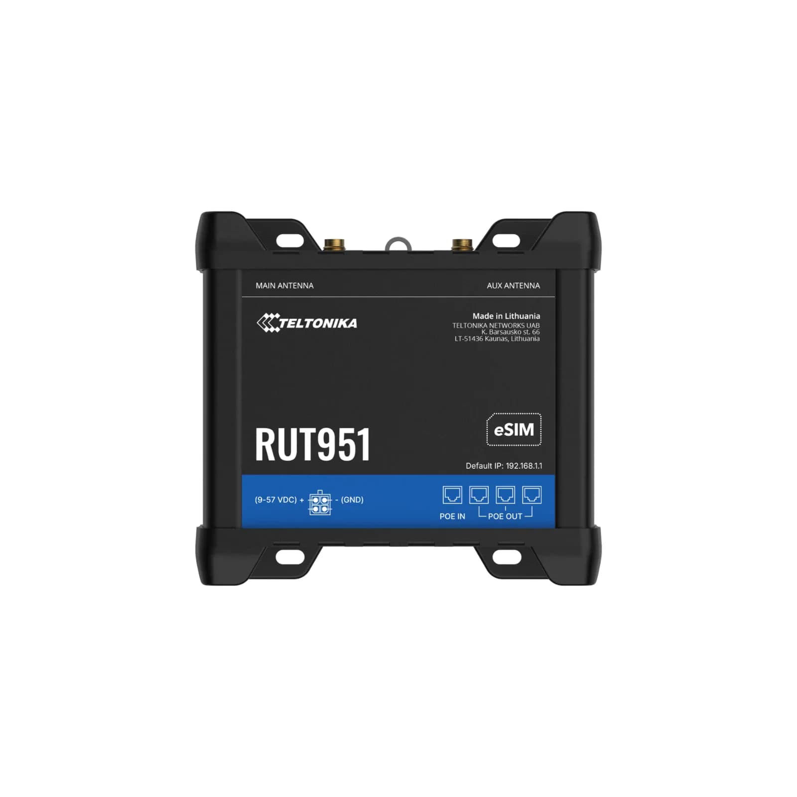 Teltonika RUT951 PoE+ Router — 4G/5G Router — ürün görseli 1/2