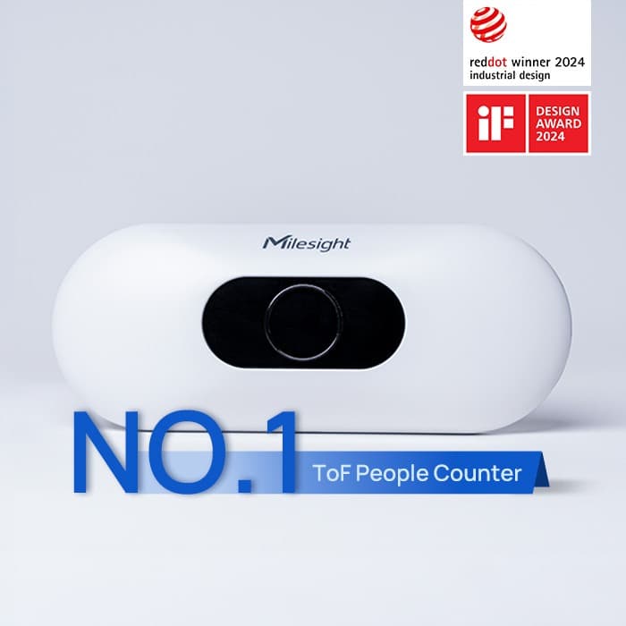 Milesight Milesight VS133 AI ToF People Counting Sensor | Overhead People Counter | 	LoRaWAN® People Counter