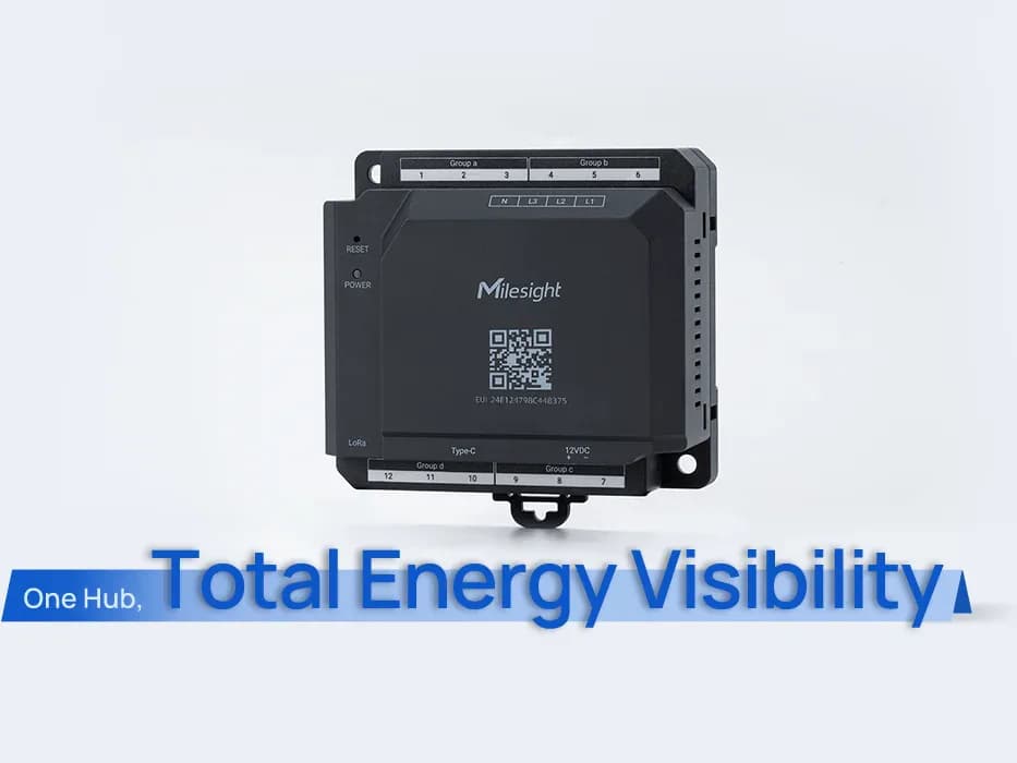 Milesight CTH01 Smart Power Monitor Hub — Energy Monitoring