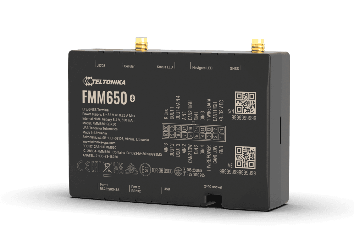 Teltonika FMM650 GPS Tracker — görsel 1