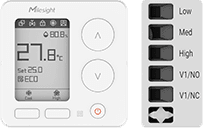 Milesight Wireless Smart Fan Coil Thermostat | LoRaWAN® FCU Thermostat | WT30x — görsel 1