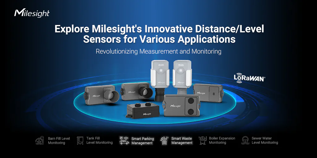 Milesight distance and level measurement sensor portfolio